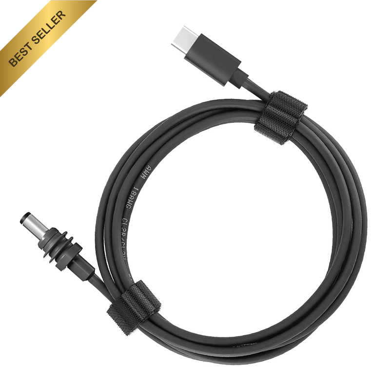 10FT USB-C to DC Power Cable 100W PD Smart Chip Waterproof IP68