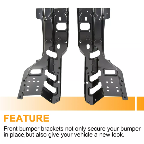 Qty6 Front Bumper Impact Brackets Brace Set For Silverado 2500HD 3500HD 11-2014