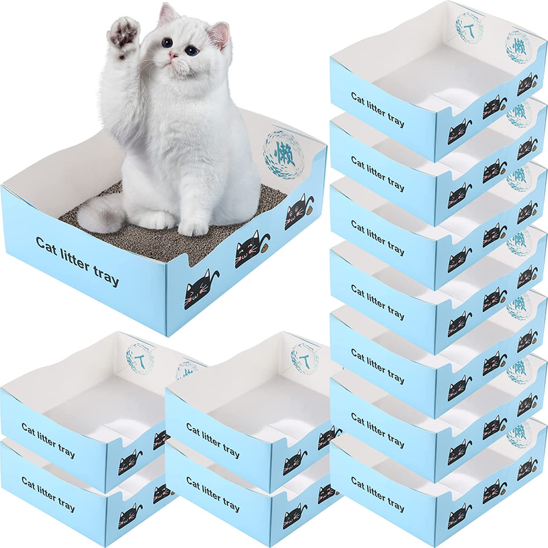 Foldable Cardboard Kitty Litter Tray Travel Wa