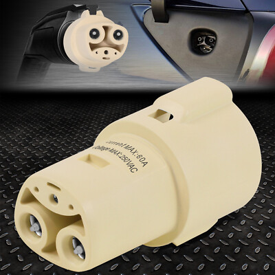 Разъем адаптера для зарядки Tesla Charger 250V SAE J1772 Tesla Charger для модели S / X / Y/3 Белый