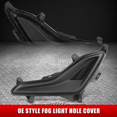 Для 14-16 Elantra без противотуманных фар в стиле OE Черная передняя противотуманная фара с левой стороны водителя