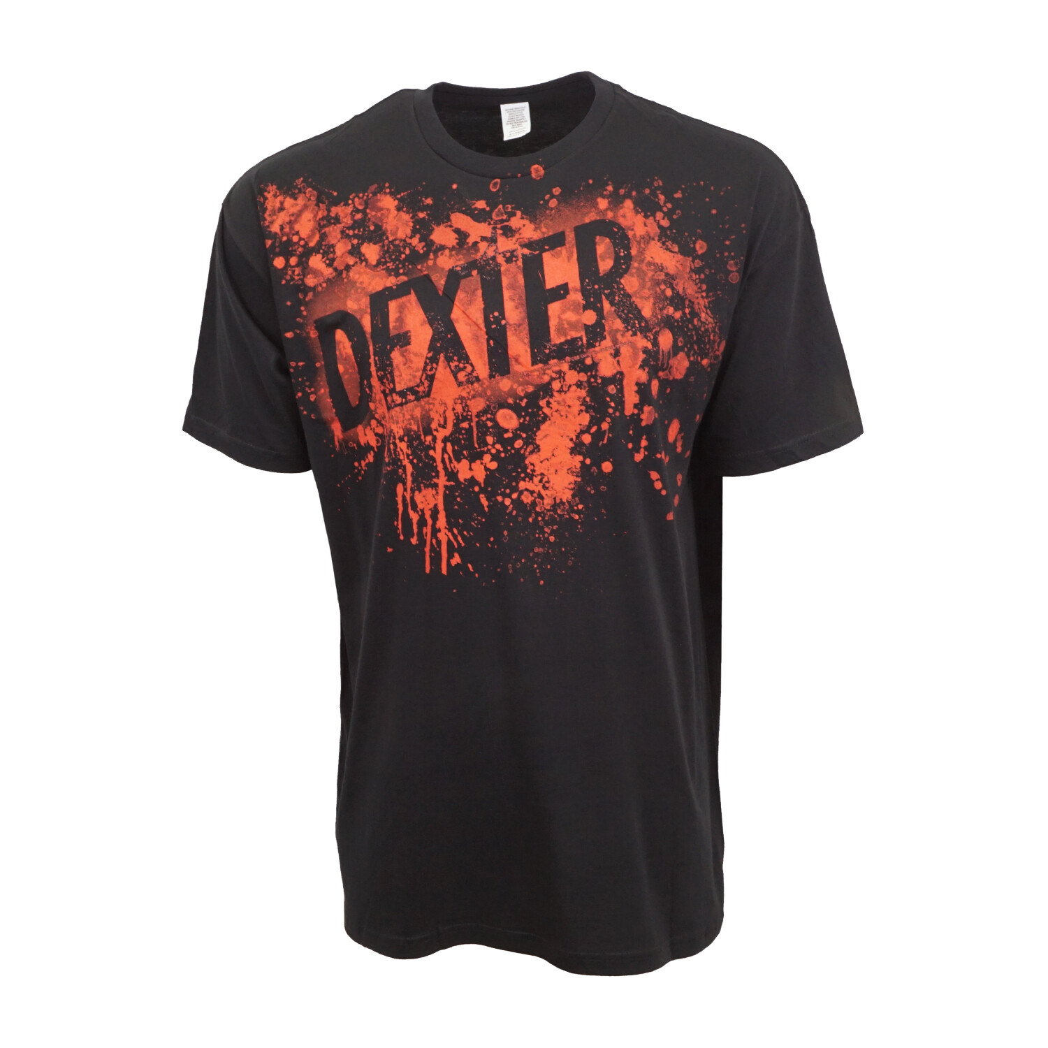 

МУЖСКАЯ ФУТБОЛКА С ЛОГОТИПОМ DEXTER BLOOD SPLATTER, Black
