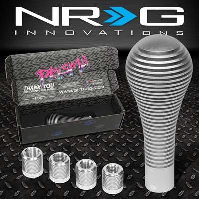 РАДИАТОР NRG SK-701SL ДИАМЕТРОМ 45 ММ С КАПЛЕВИДНОЙ РУЧКОЙ ПЕРЕКЛЮЧЕНИЯ ПЕРЕДАЧ + РЕЗЬБОВЫЕ АДАПТЕРЫ СЕРЕБРИСТОГО ЦВЕТА