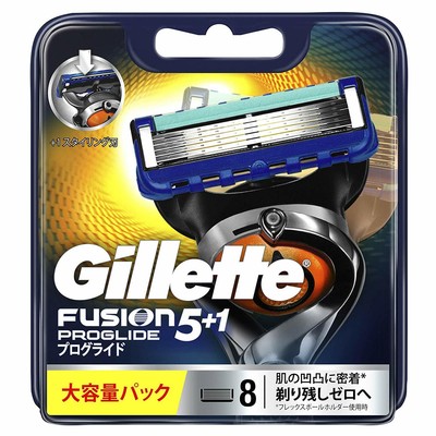 Gillette Japan Fusion Safety Razor Blade Proglide Flexball Manual 8 Cartridges