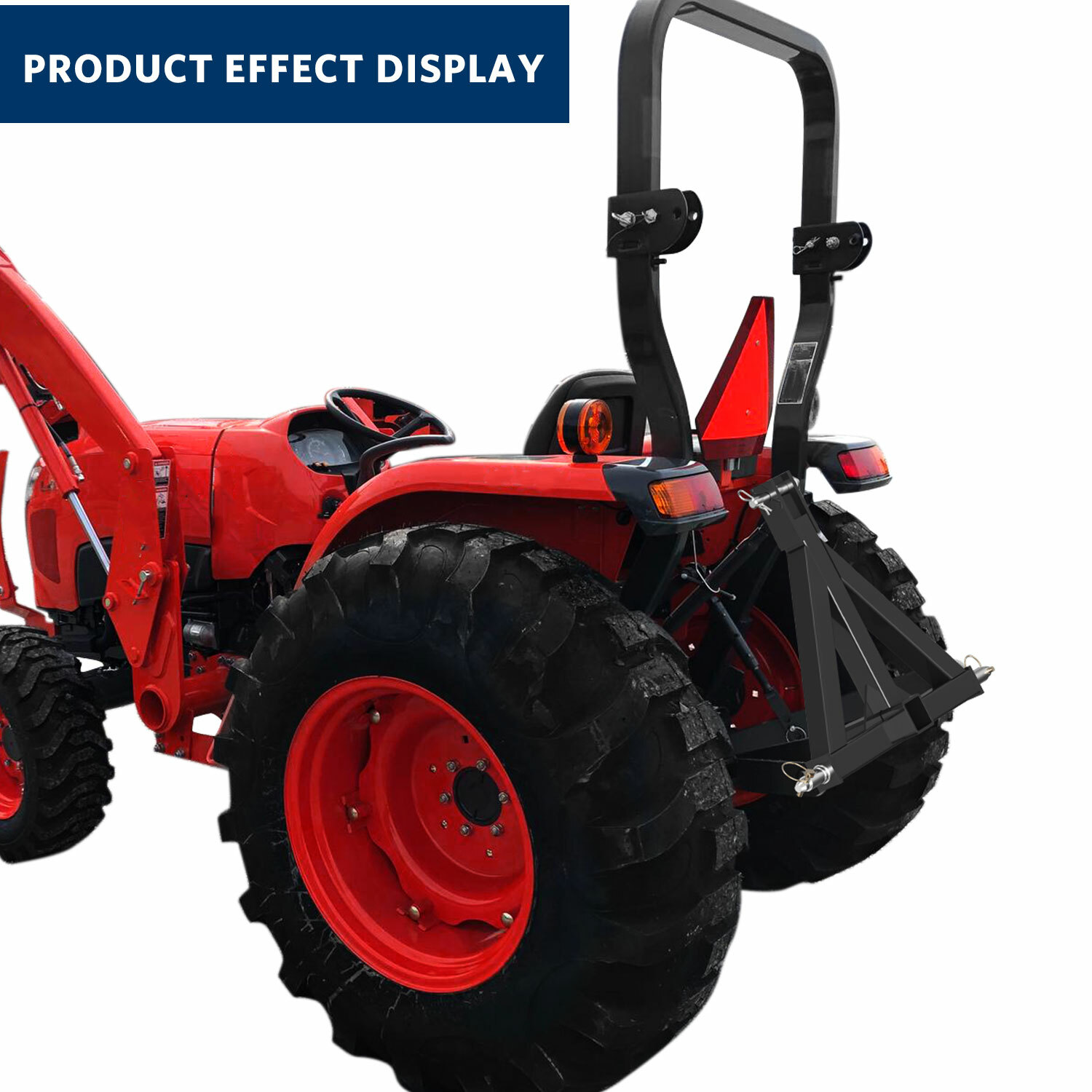 2" Receiver Trailer Hitch Kubota Category 1 Tractor Tow Drawbar Adapter