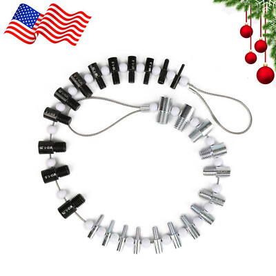 Nut and Bolt Thread Checker (Inch&Metric) 26 Male/Female Thread Identifier K4T0