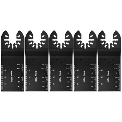 5-60Pcs Oscillating Tool Blades Multi Tool Saw Blades For Wood Metal Plastic.