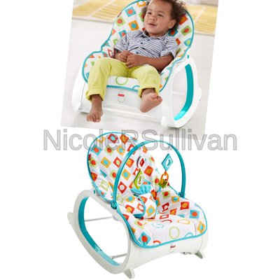 Fisher-Price Infant-to-Toddler Rocker, Geo Diamonds