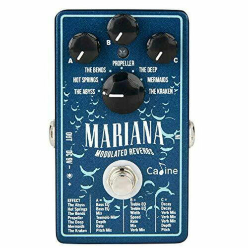 Caline CP-507 "MARIANA" Reverb Modulation Multi Effect Guitar Pedal