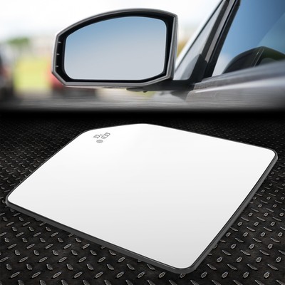 Для 15-20 Ford F-150 Левое боковое зеркало для слепых зон водителя Плоское стекло с откидной створкой