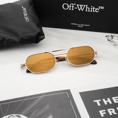 Pre-owned Off-white Oeri123s24met0017676 Vaiden Sunglasses