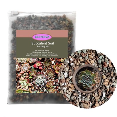 Mix Horticulturall 3lbs Lava Rocks Mixed Potting Soil for Plants Bonsai Succu...