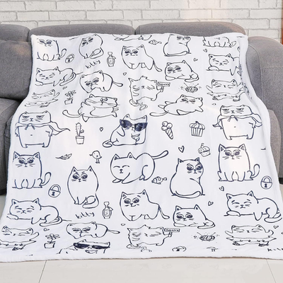 Cat blanket for kids sale