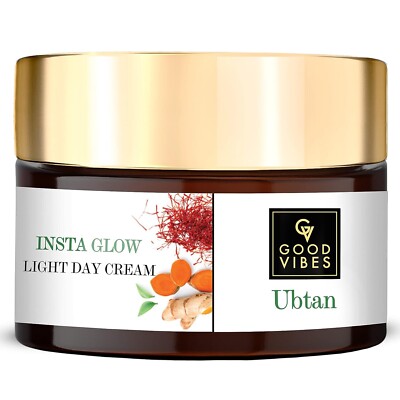 Good Vibes Ubtan DE-TAN Glow Light Day Cream - 50 g