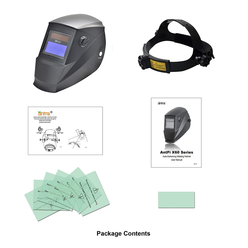 Antra True Color Wide Shade Range 4/5-9/9-13 Solar Power Auto Darkening Welding