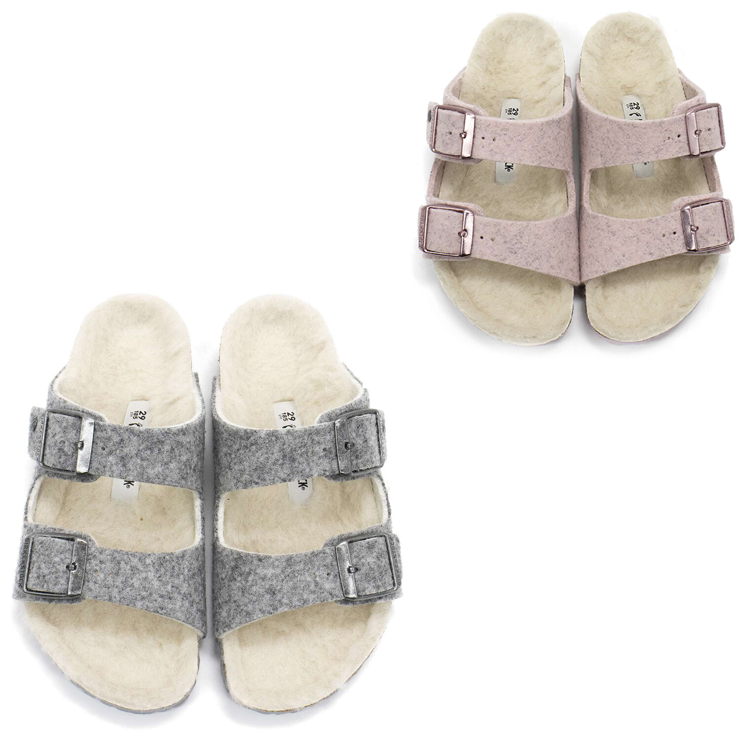 Сандалии из шерстяного фетра для девочек Birkenstock Arizona, новые размеры для маленьких детей