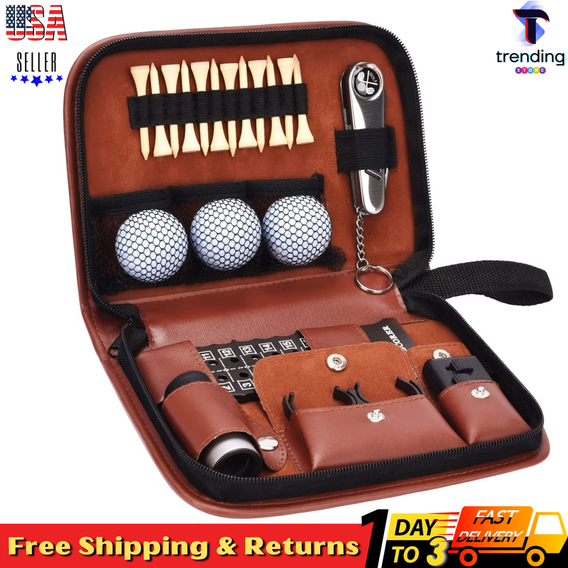 Gifts For Men & Women Golf Accessories Set With Case Golf Ba