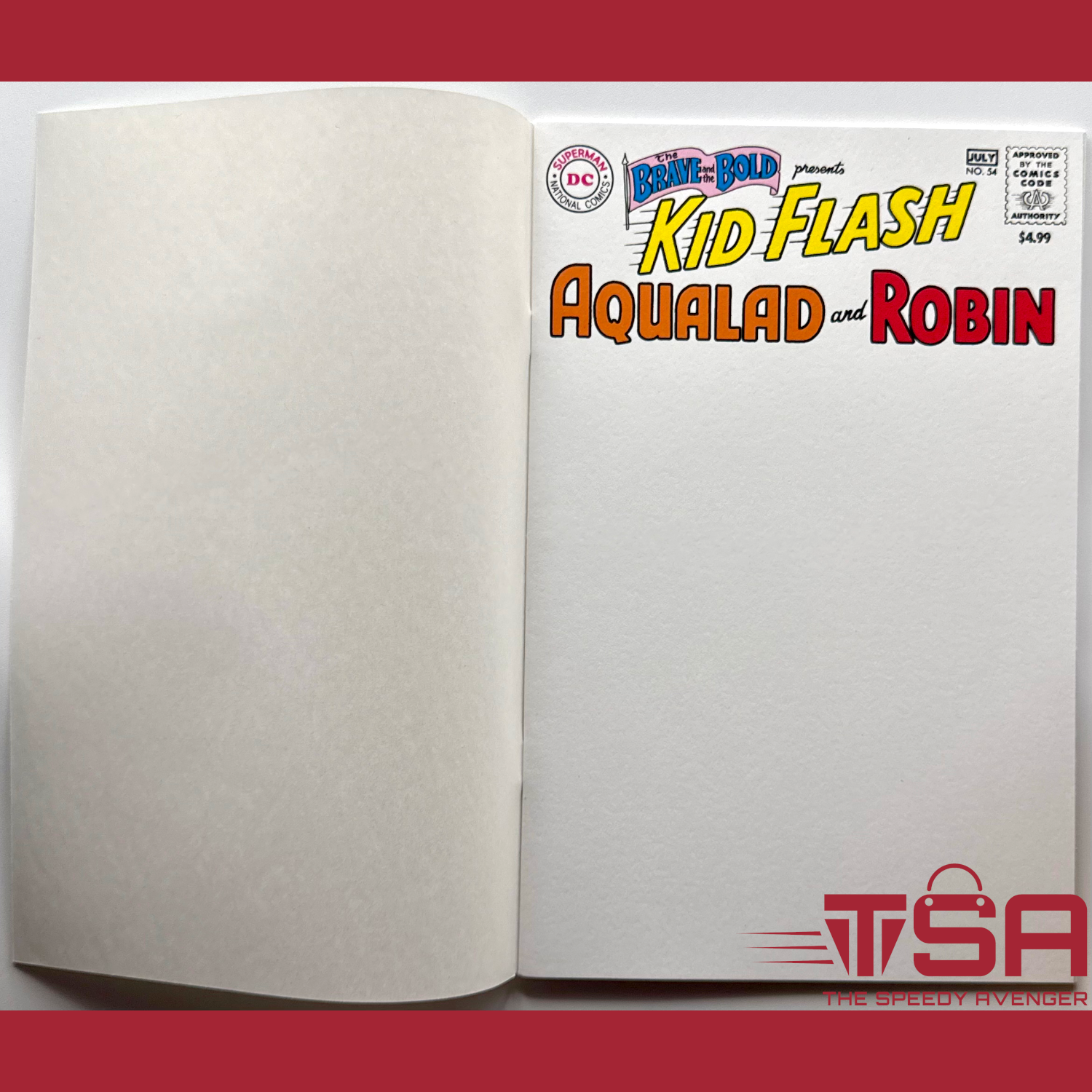 THE BRAVE AND THE BOLD #54 (Vol 1) 2024 Facsimile Edition Blank Sketch Variant