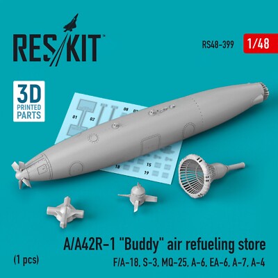 A/A42R-1 ''Buddy'' air refueling store 1pcs 1:48 ResKit RS48-0399 - for Model Kit