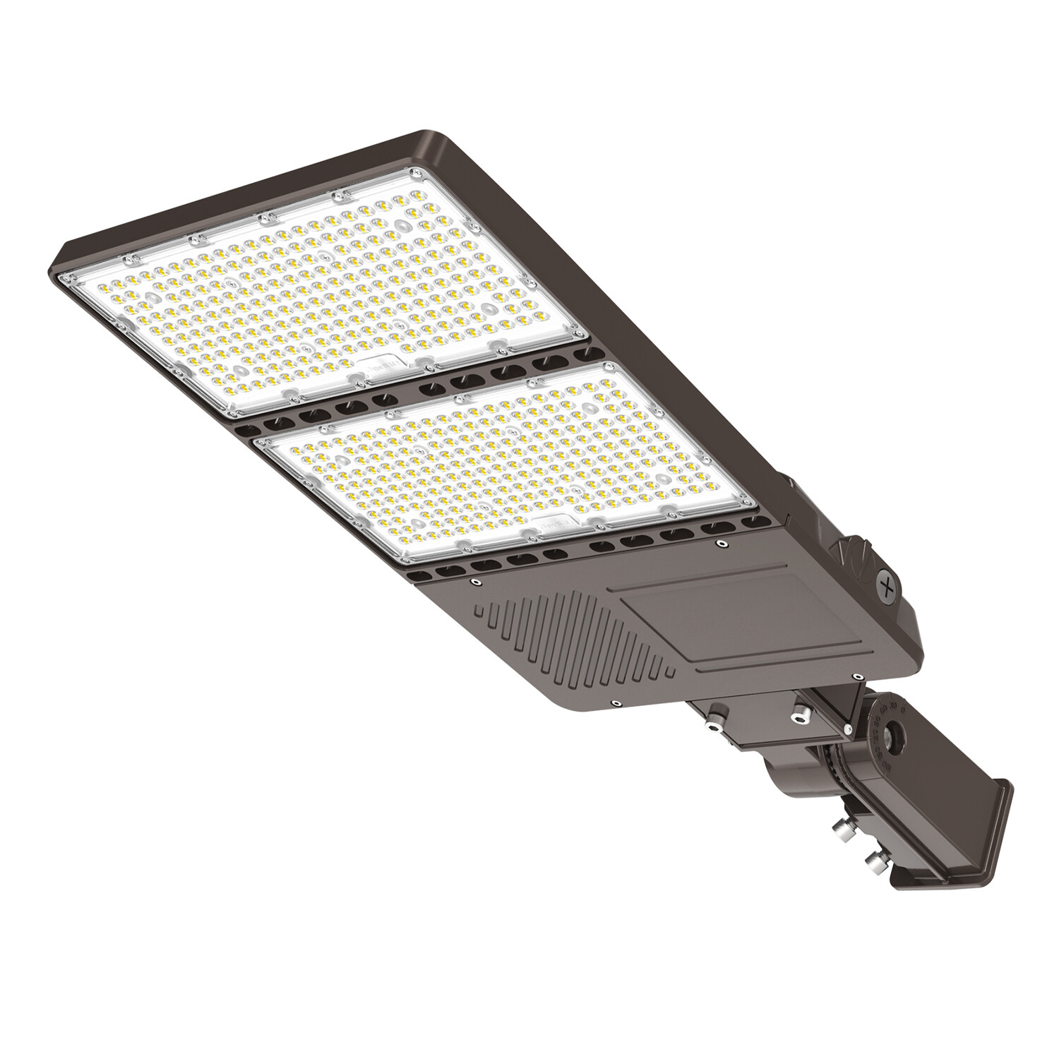 48000 Lumens 320W LED Shoebox Light Dusk To Dawn Commercial Parking Lot Lighting