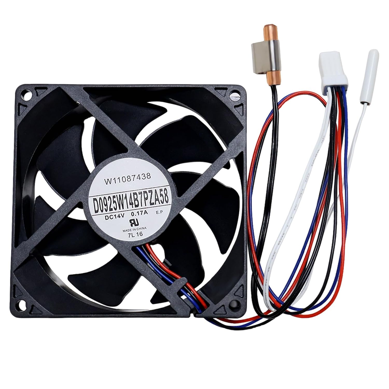 Evaporator Fan Motor W11087438 for Whirlpool Kitchenaid Maytag Replaces