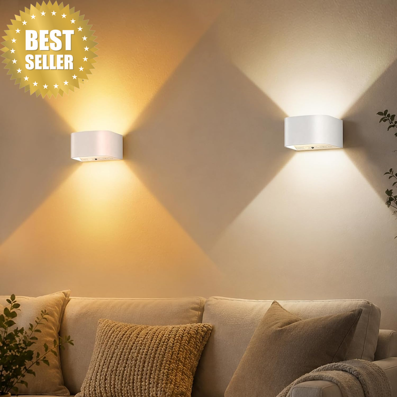 Rechargeable Motion Sensor Wall Light with Remote, Wall Light Built with 5000Mah