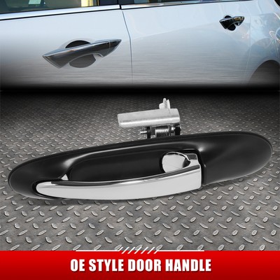 ДЛЯ 03-11 LINCOLN TOWN CAR РУЧКА ТЯГИ ЗАДНЕЙ ЛЕВОЙ БОКОВОЙ ДВЕРИ С ЧЕРНОЙ/ХРОМИРОВАННОЙ ГРУНТОВКОЙ