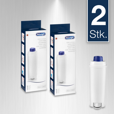 2x DeLonghi Wasserfilter Filter Filterpatrone DLSC002 Kaffeevollautomat ESAM