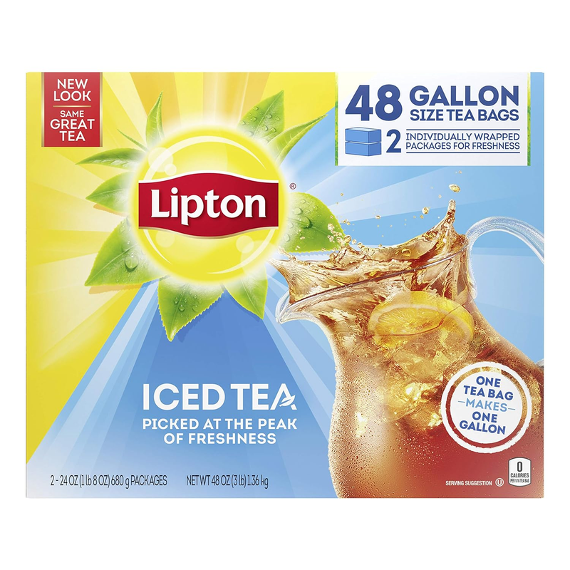 Bags, Bulk Tea, Great For Parties, 48 Gallon-sized Tea Bags
