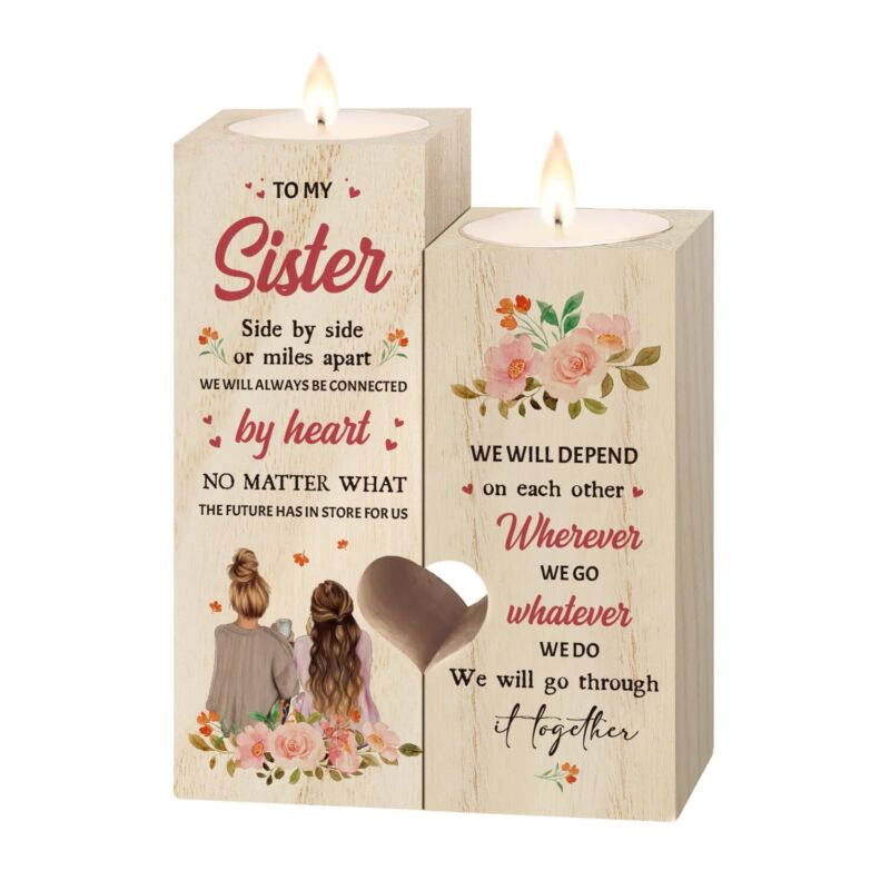 Mothers Day Candle Holder Gifts For Sister, Sister Gifts From Sisters, Sister...