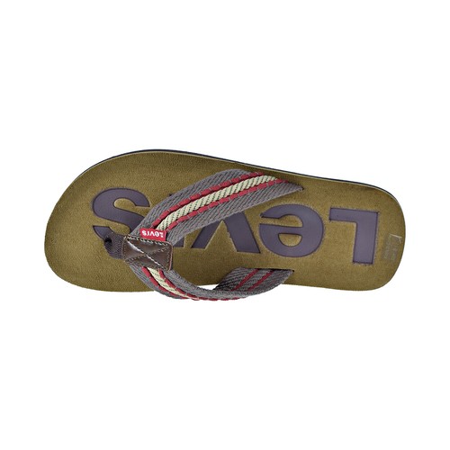 

Мужские повседневные сандалии Levis Kyle темно-коричневые 516433J-44B, Dark brown