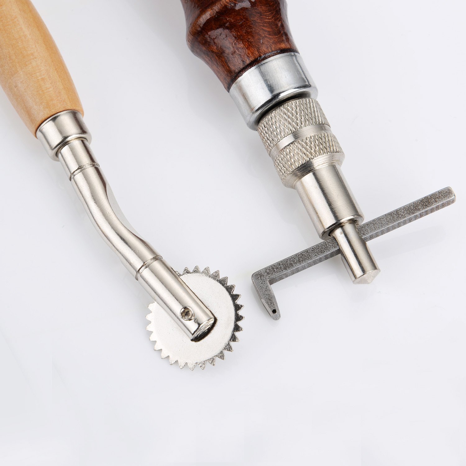 7pcs leather & canvas Craft Hand Stitching Sewing Tool Set Kit Thread