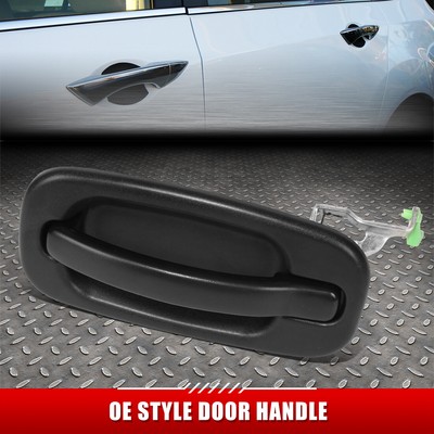 ДЛЯ 99-07 SILVERADO SIERRA AVALANCHE CREW CAB ЧЕРНАЯ РУЧКА ДЛЯ ОТКРЫВАНИЯ ЗАДНЕЙ ЛЕВОЙ ДВЕРИ