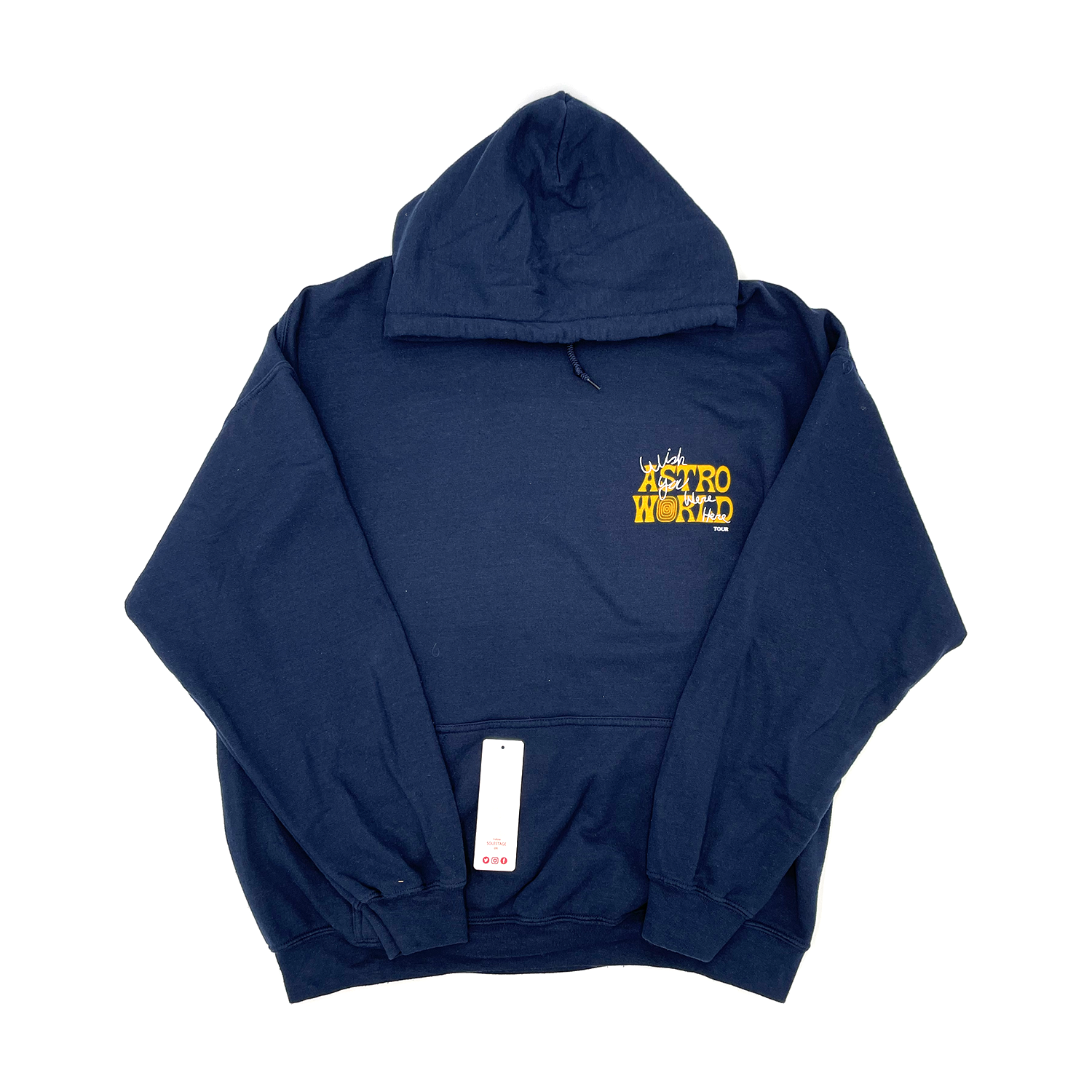 Astroworld hoodie light blue discount