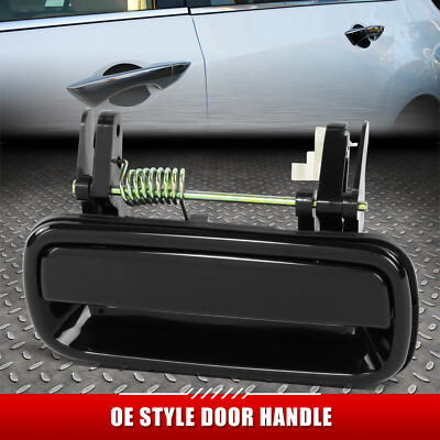 Для 96-98 Toyota 4Runner Черная гладкая Наружная ручка задней левой двери со стороны водителя