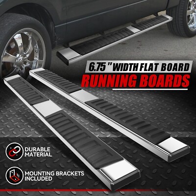 Для 09-14 Ford F150 Super Crew Cab 6,75 Плоская боковая подножка Nerf Bar Running Boards