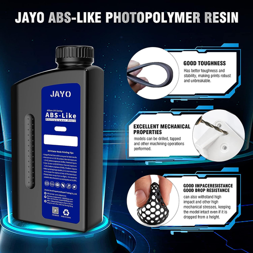 JAYO 10KG ABS-Like/Water Washable/Standard Resin 1KG/SET 405nm 3D Printer Resin
