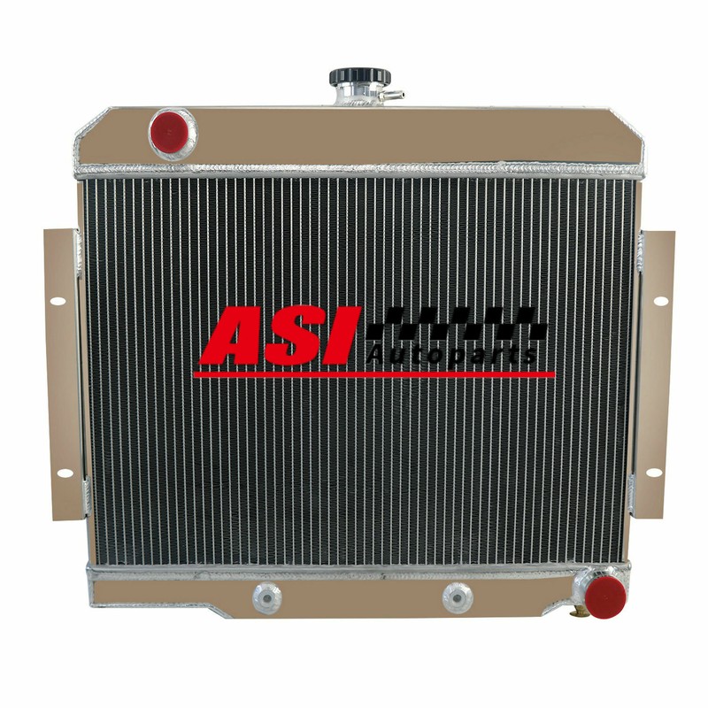 4 ROWS ALUMINUM RADIATOR FOR 1970-1985 1982 1981 JEEP CJ5 CJ6 CJ7 CHEVY ...