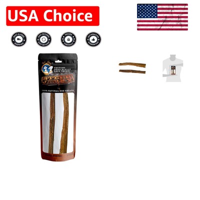 Premium Beef Flavor Bully Sticks for Dogs - Pack of 2, FDA & EU Compliant
