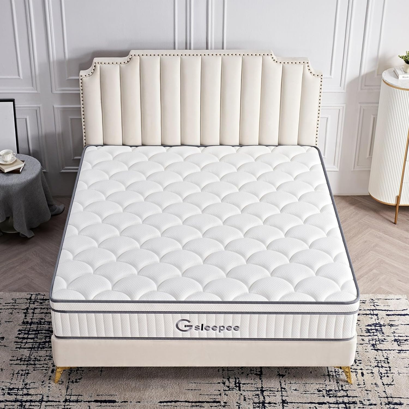 Full Mattress, 10 Inch Size Gel Memory Foam Mattress, Indivi