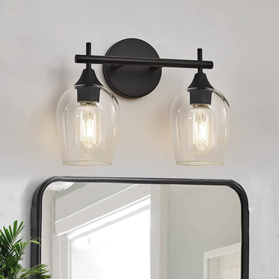 Black farmhouse sale vanity light
