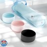 POWCAN 18oz/26oz Silicone Water Bottle Boot, Anti-Slip and Anti-Noise Protective Sleeve, Non-Toxic and Tear-Resistant, Accessory Silicone Water Bottle Protector for Extra Protection (Sea Breeze)