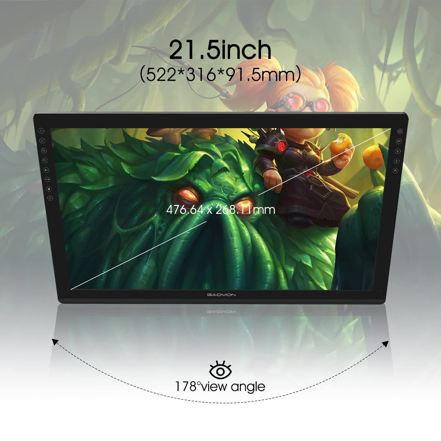 GAOMON PD2200 21.5 Drawing Tablet with Screen Monitor Touch Pen Display Monitor