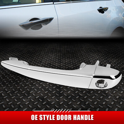 ДЛЯ 00-05 BMW E46 3-Й СЕРИИ 323I 325I/XI 328I ХРОМИРОВАННАЯ РУЧКА ДЛЯ ОТКРЫВАНИЯ ПЕРЕДНЕЙ ЛЕВОЙ ДВЕРИ