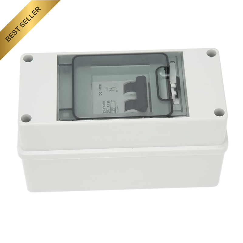 20A DC Miniature Circuit Breaker with Box IP65 Waterproof Disconnect Switch for 