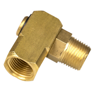 Universal Brass 3/8'' NPT Swivel Fitting Compressed Air Flow Tool Hose Connection