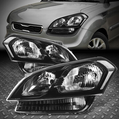 Для 12-13 Soul OE Style Черный корпус с янтарными угловыми лампами в сборе