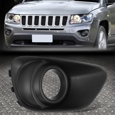 Для 11-16 Jeep Compass 1 шт. черная рамка противотуманной фары в стиле OE со стороны переднего пассажира