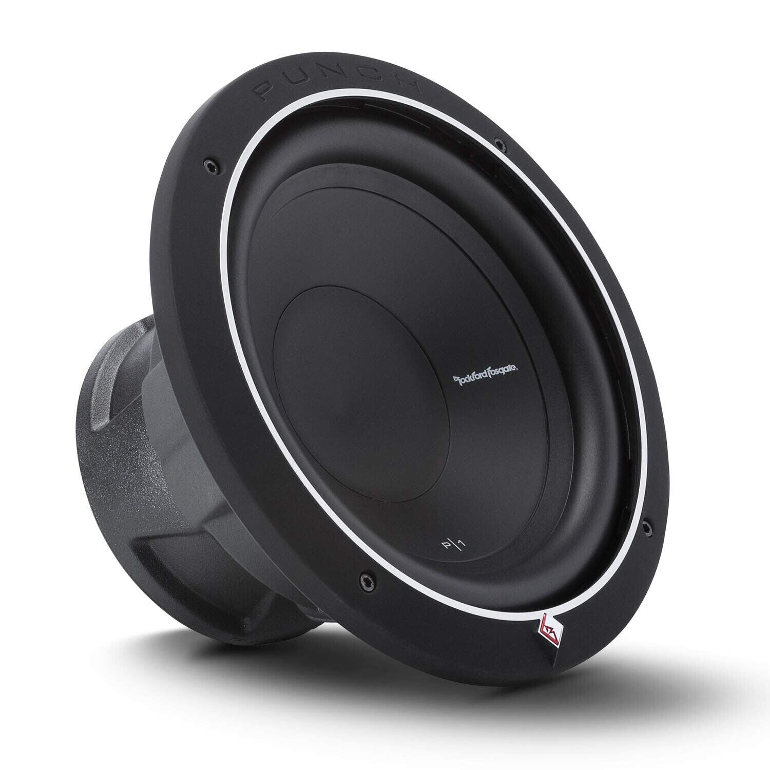 Rockford Fosgate Punch P/1 P1S4-10 4-Ohm 10'' Single Voice