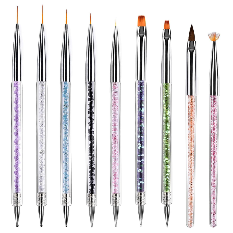 Set Pinceles Para Acrilico Pinceles Brochas Para Decorar Uñas Acrilico Nail Art